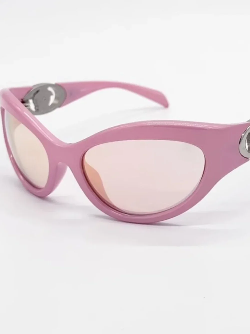 NEW VERSACE VE4485 5521/Z PINK ROSE GOLD MIRROR PINK LENS SUNGLASSES AUTHENTIC